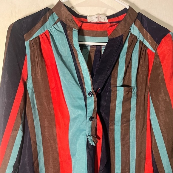 Love Tree Multicolored Striped Blouse - Picture 6 of 7